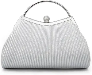 Clutch Purses for Women Evening Bags Party Clutches Handbag With Detachable Chain Strap for Cocktail Party Wedding