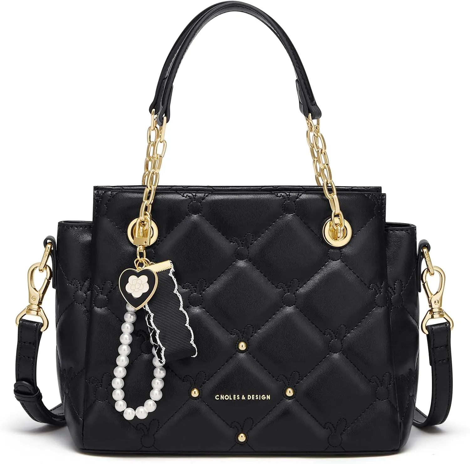 Cnoles Satchel Bag For Women Fashion Leather Handbags and Purses Shoulder Tote Crossbody Top Handle Bags