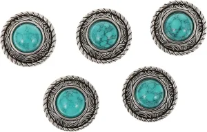 COHEALI 5Pcs Suit Metal Bags Buckle DIY Leather Suitcase Buttons Handbag Buckle Accessories Key Chain Suitcase Coat Button Flat- Bottom Buttons Hook up Decorate Alloy Clothing