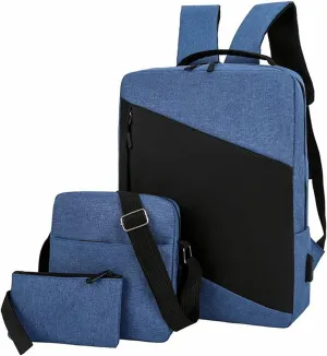 College Backpacks for Women Casual Messenger Crossbody Bags Versatile Bags Outdoor Travel Slim Laptop Backpack(Blue)