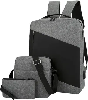 College Backpacks for Women Casual Messenger Crossbody Bags Versatile Bags Outdoor Travel Slim Laptop Backpack(Grey)