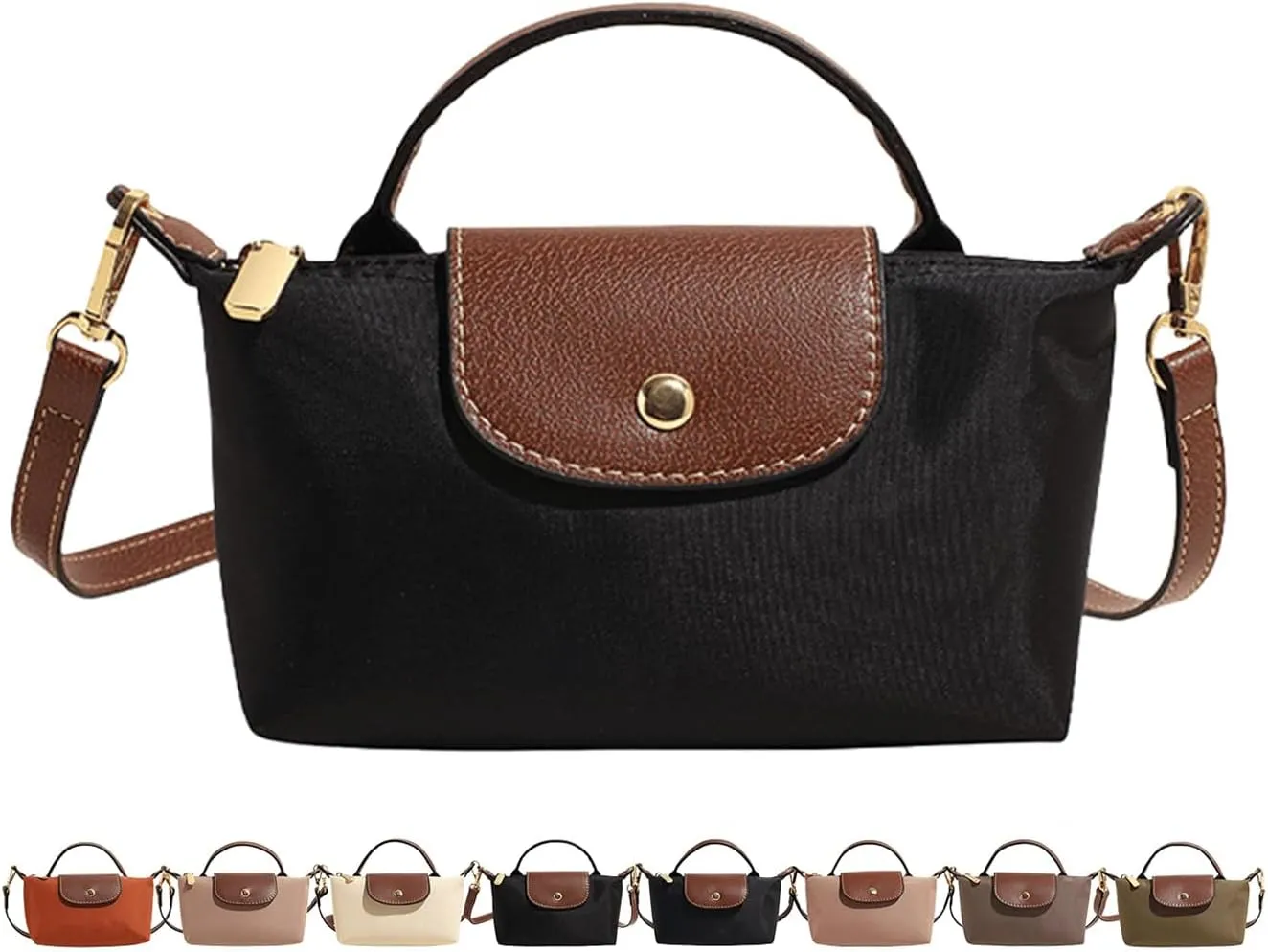 Colorblock Mini Crossbody Bag, Handbags Purses with Adjustable Strap for Women, Ladies Shoulder Totes Bag