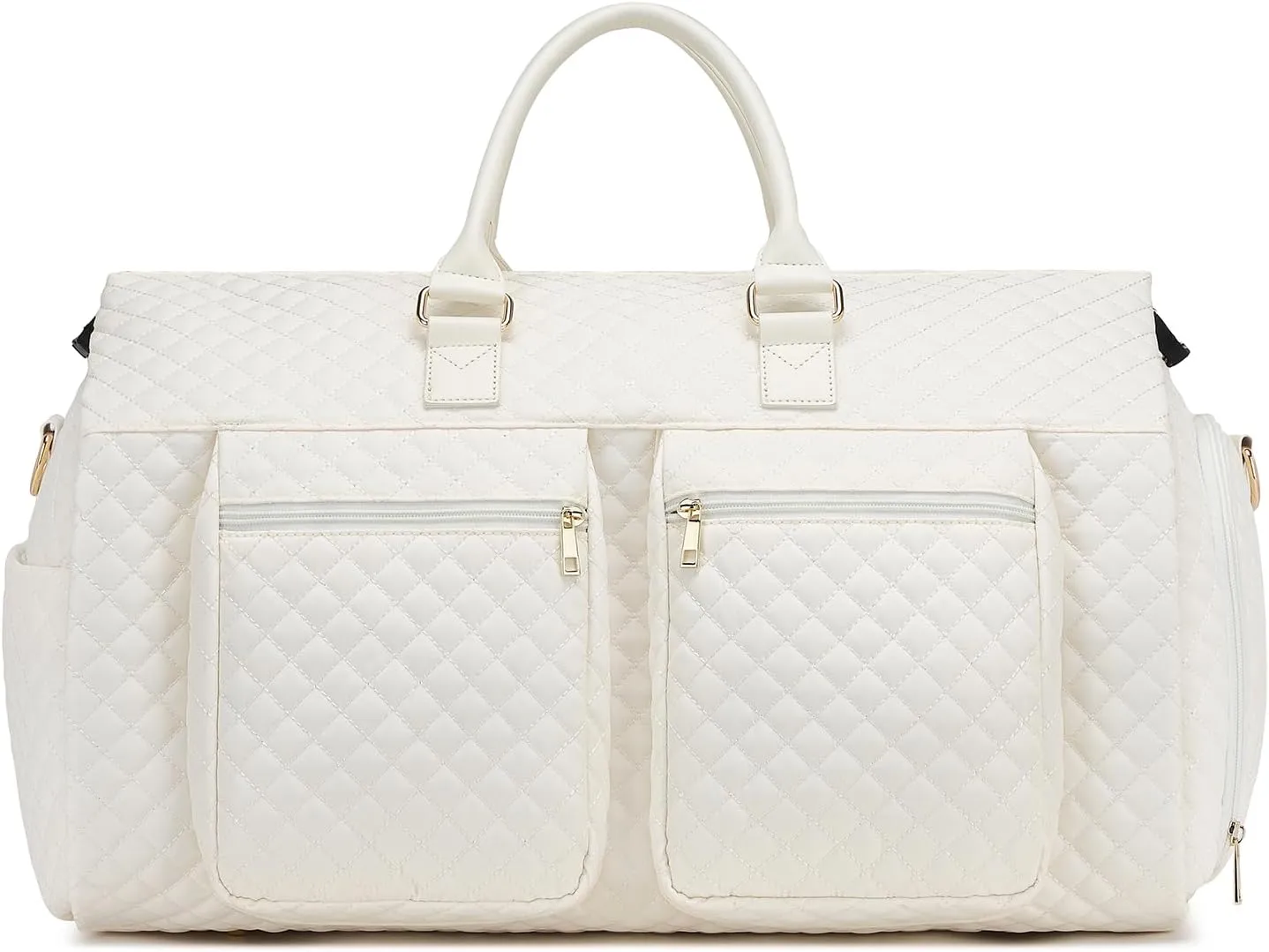 Convertible Garment Travel Bag,Overnight Bag Women Duffle Bag with Shoe Pouch 2 in 1 Hanging Cloting Suit Luggage