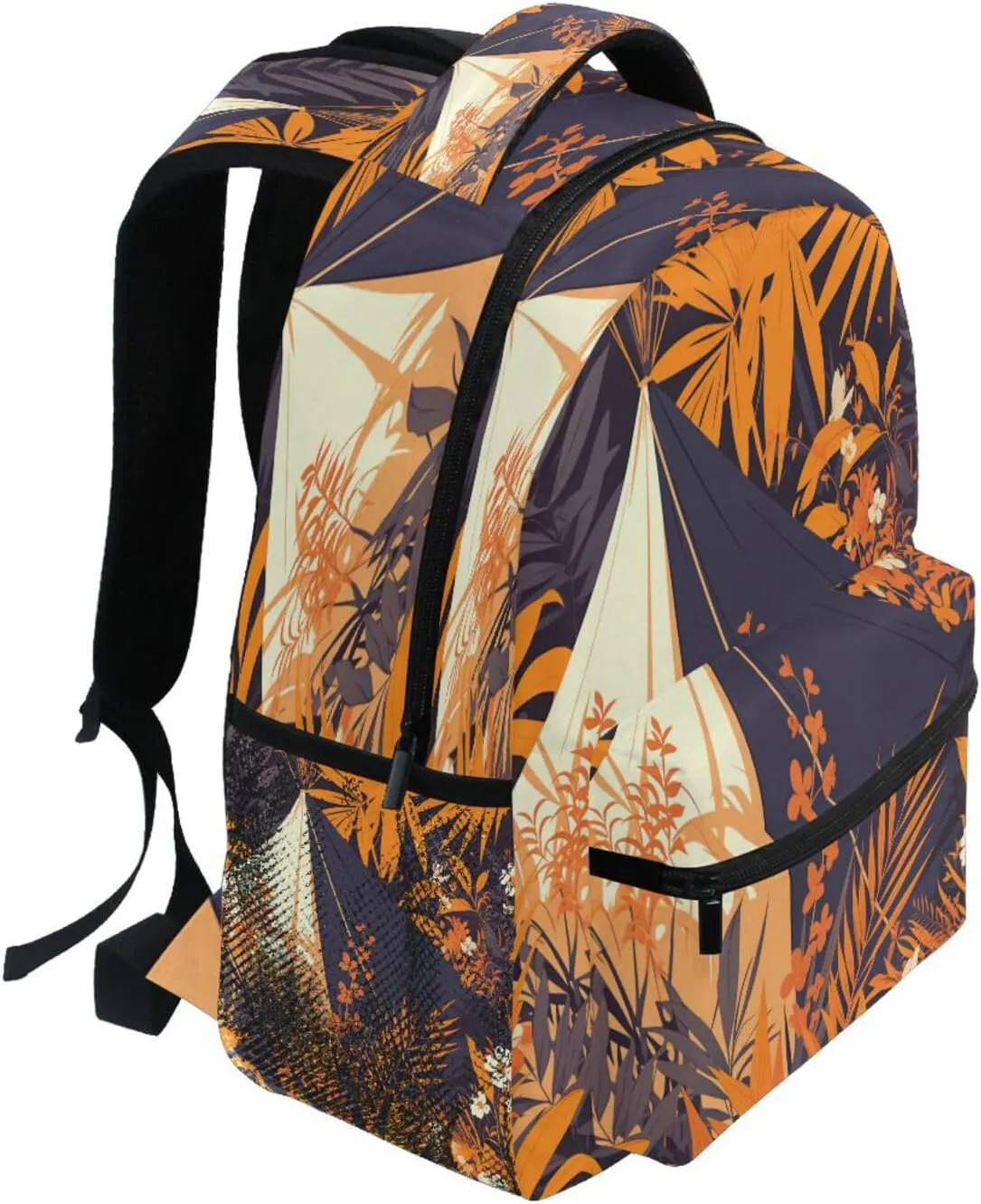 Cool Backpacks for Teacher Nurse Waterproof Diaper Bag Backpack with Chest Strap for Travel Trip Orchid Style
