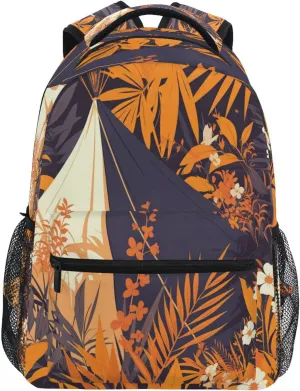 Cool Backpacks for Teacher Nurse Waterproof Diaper Bag Backpack with Chest Strap for Travel Trip Orchid Style