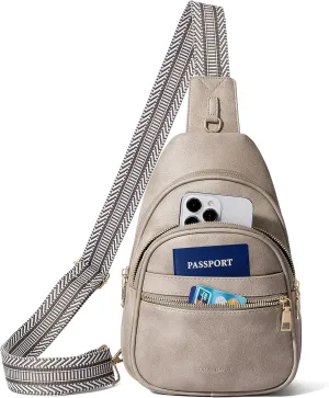 CORALDAISY Crossbody Bags for Women Fanny Pack Sling Bag Crossbody Purse Travel Purses for Women