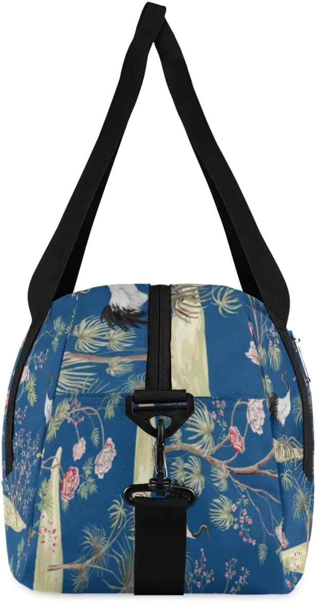 Crane Tree Gym Bag, Duffle Bag, Weekender Bag, Duffel Bag, Overnight Bag, Travel Duffel Bag, Dance Bag, Tote Bag, Beach Bag, Pool Bag, Gym Duffle Bag, Carry on Bag