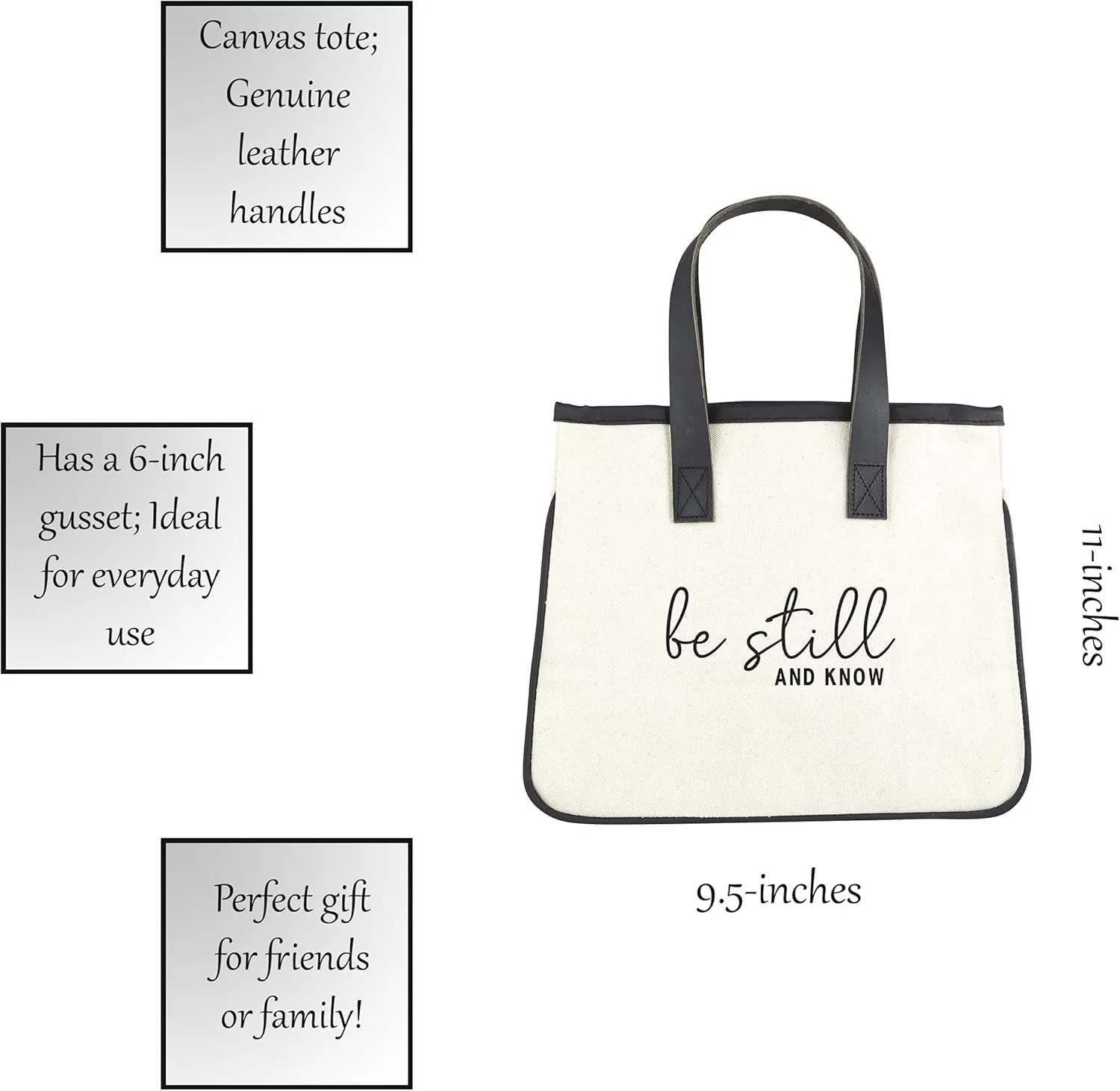 Creative Brands Inspirational, Be Still 11 x 9.5-Inch