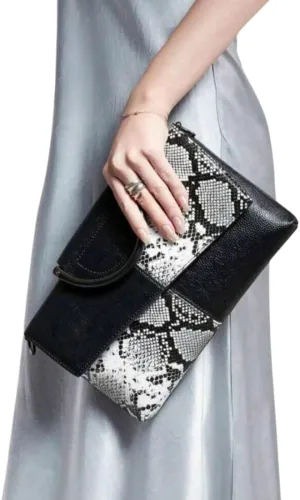 Crocodile Print Clutch Purse, Crossbody, Shoulder Bag, Full Capacity Tote, OS