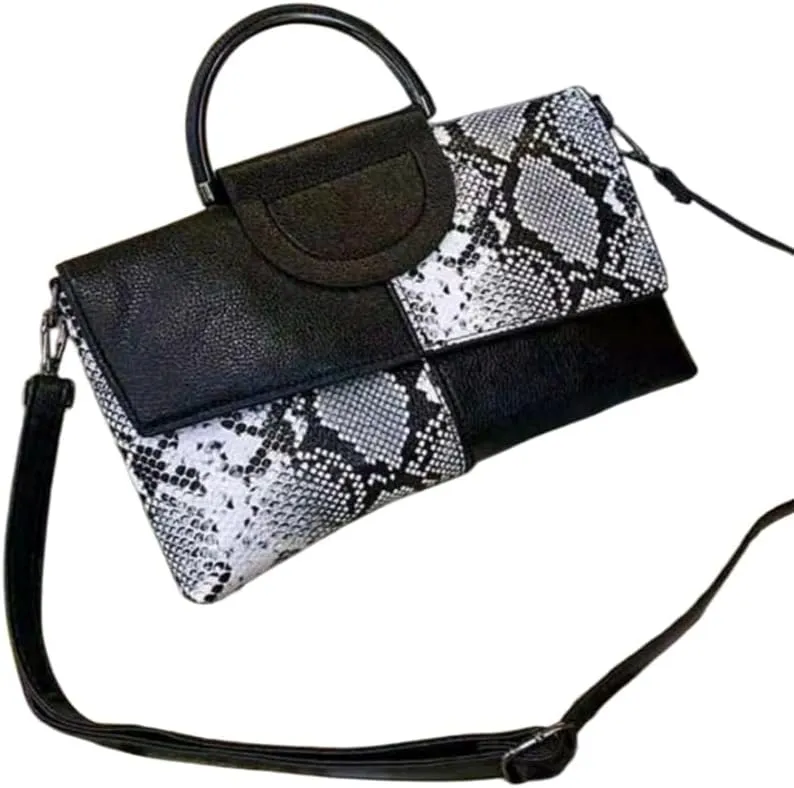 Crocodile Print Clutch Purse, Crossbody, Shoulder Bag, Full Capacity Tote, OS