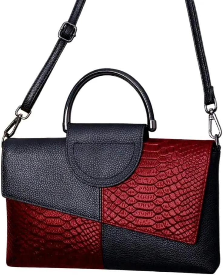 Crocodile Print Clutch Purse, Crossbody, Shoulder Bag, Full Capacity Tote, OS