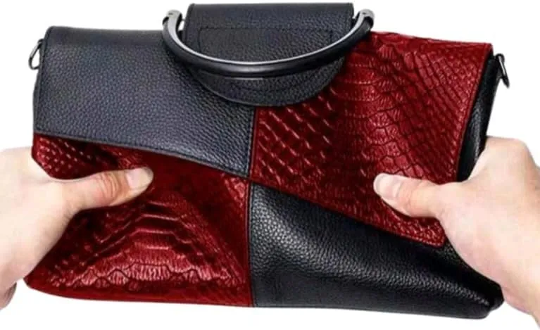 Crocodile Print Clutch Purse, Crossbody, Shoulder Bag, Full Capacity Tote, OS