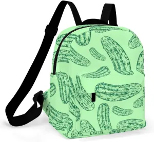 Cucumber Pattern(2) Backpack Shoulders Bag Sports Backpack for Party Business Travel