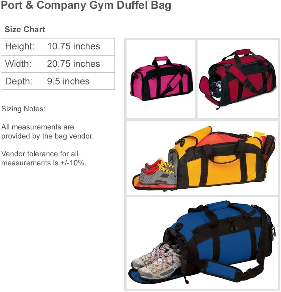Custom Baseball Gear: Gym Duffel Bag