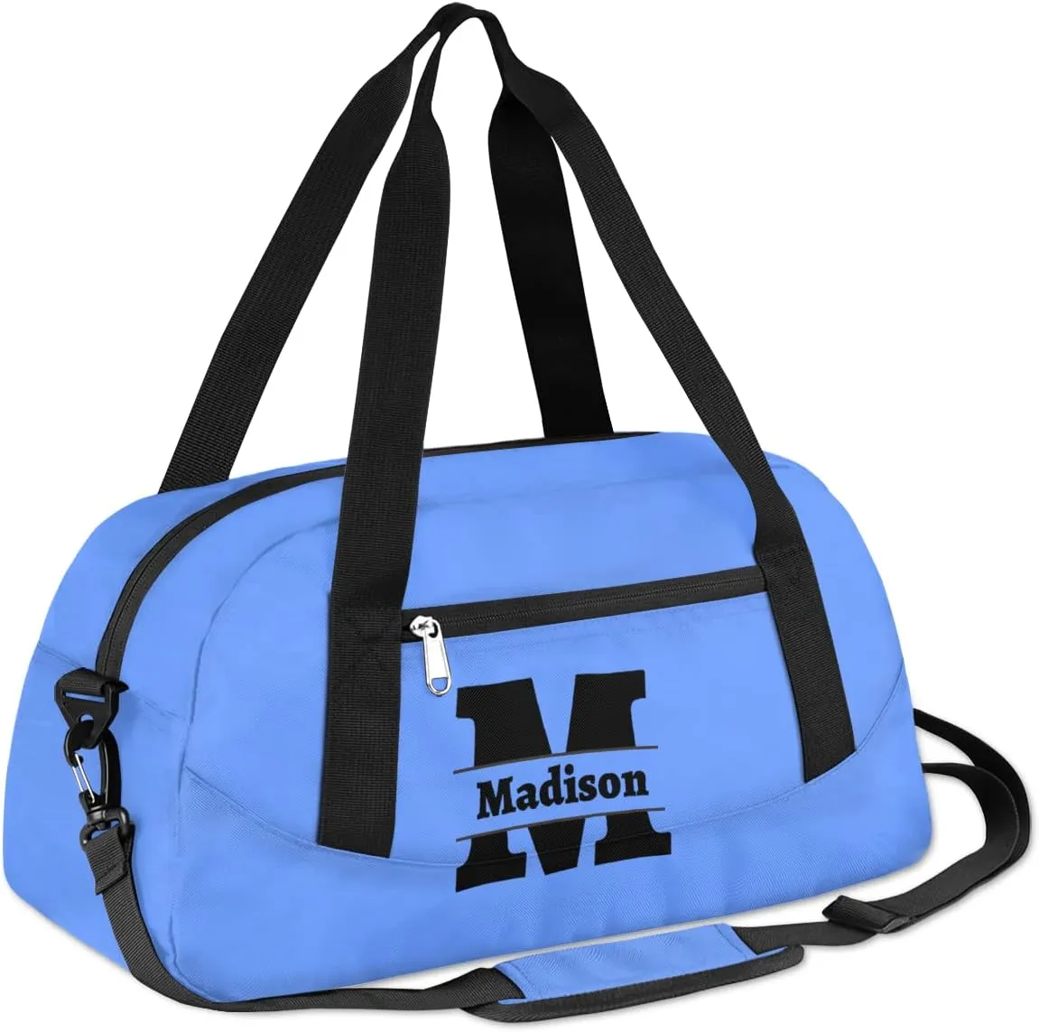 Custom Kids Duffel Overnight Bag Personalized Your Name or Text Kids Duffel Bag for Girls Boys Customized Kids Gifts