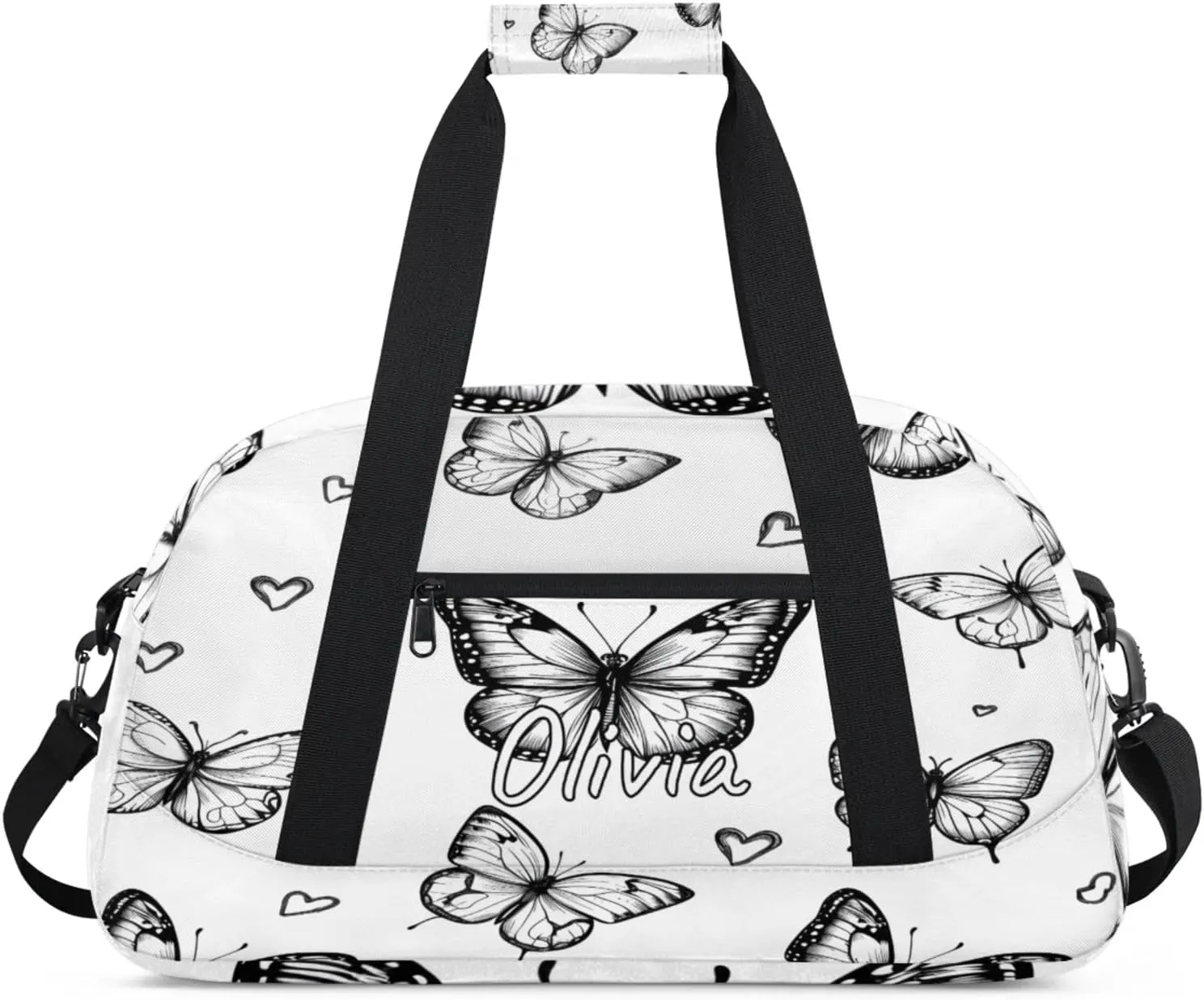 Custom Sports Gym Bag Personalized Name Travel Duffel Bag
