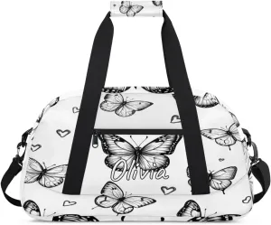 Custom Sports Gym Bag Personalized Name Travel Duffel Bag