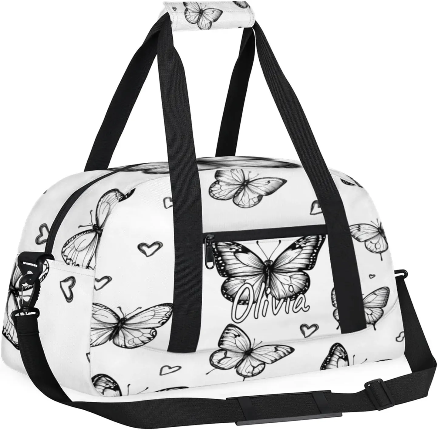 Custom Sports Gym Bag Personalized Name Travel Duffel Bag