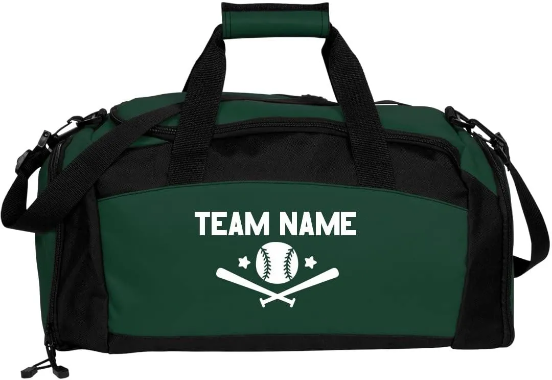 Custom Team Baseball Duffel: Gym Duffel Bag