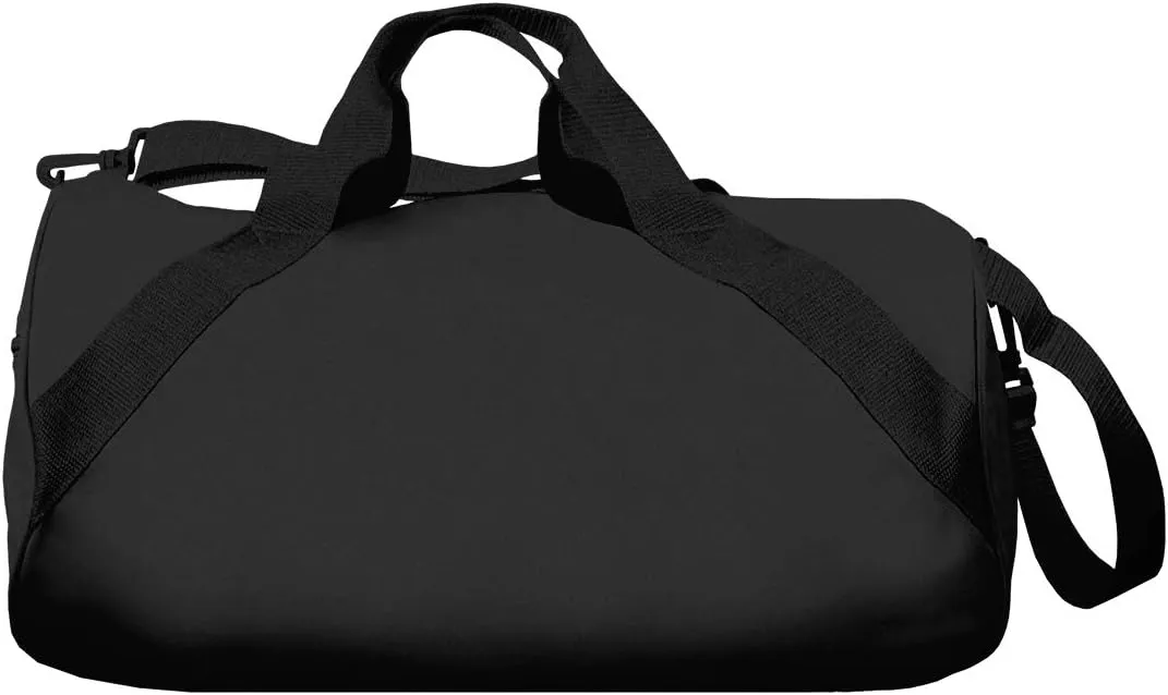 CUSTOMIZED GIRL Custom Volleyball Gym Bag - Personalized Text Barrel Duffle - Black