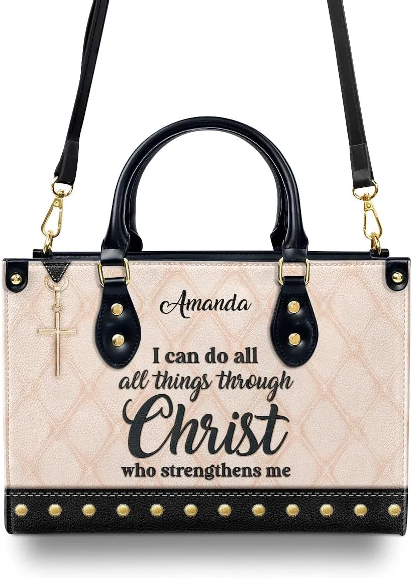Customized Leather Handbags For Women - Christmas Gifts For Women - Christian Gift