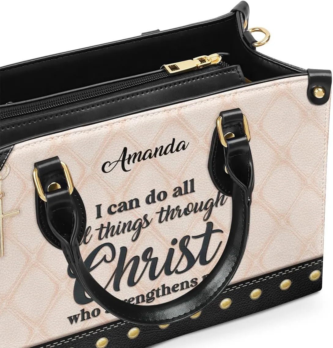 Customized Leather Handbags For Women - Christmas Gifts For Women - Christian Gift