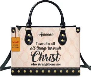 Customized Leather Handbags For Women - Christmas Gifts For Women - Christian Gift