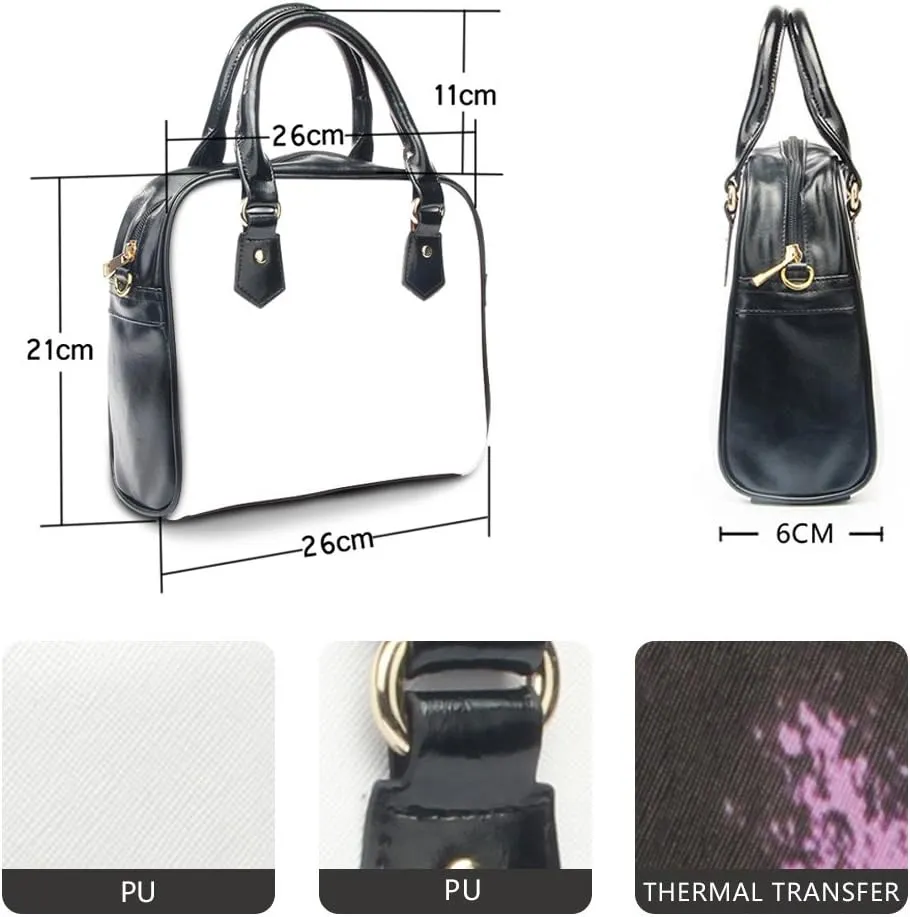 Customized Satchel Purses and Handbags Personalized Name Purse Tote Bag Womens Satchel Handbag