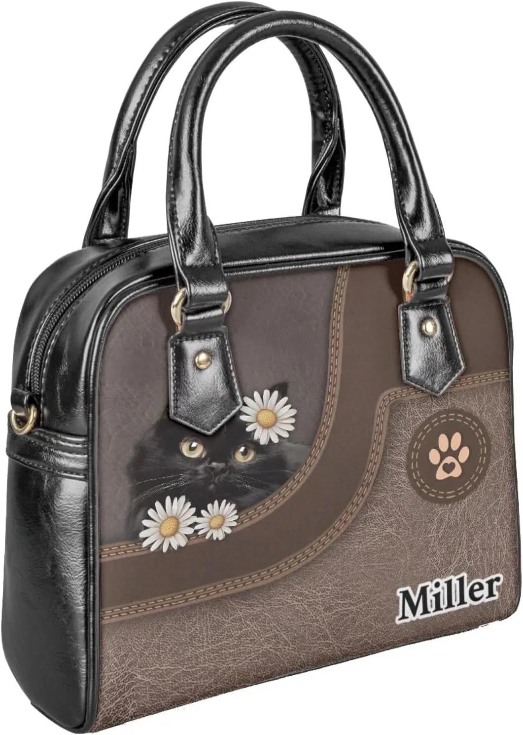 Customized Satchel Purses and Handbags Personalized Name Purse Tote Bag Womens Satchel Handbag