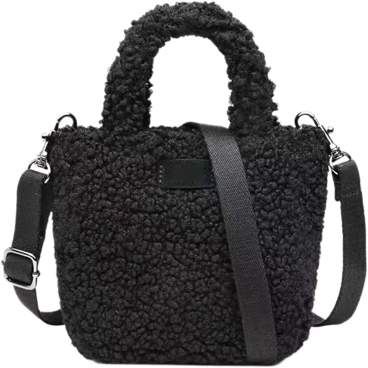 Cute Fluffy Bag for Women Furry Purse Handbags for Girls Fluffy Shoulder Bag Tote Bag School Office Travel Essentials