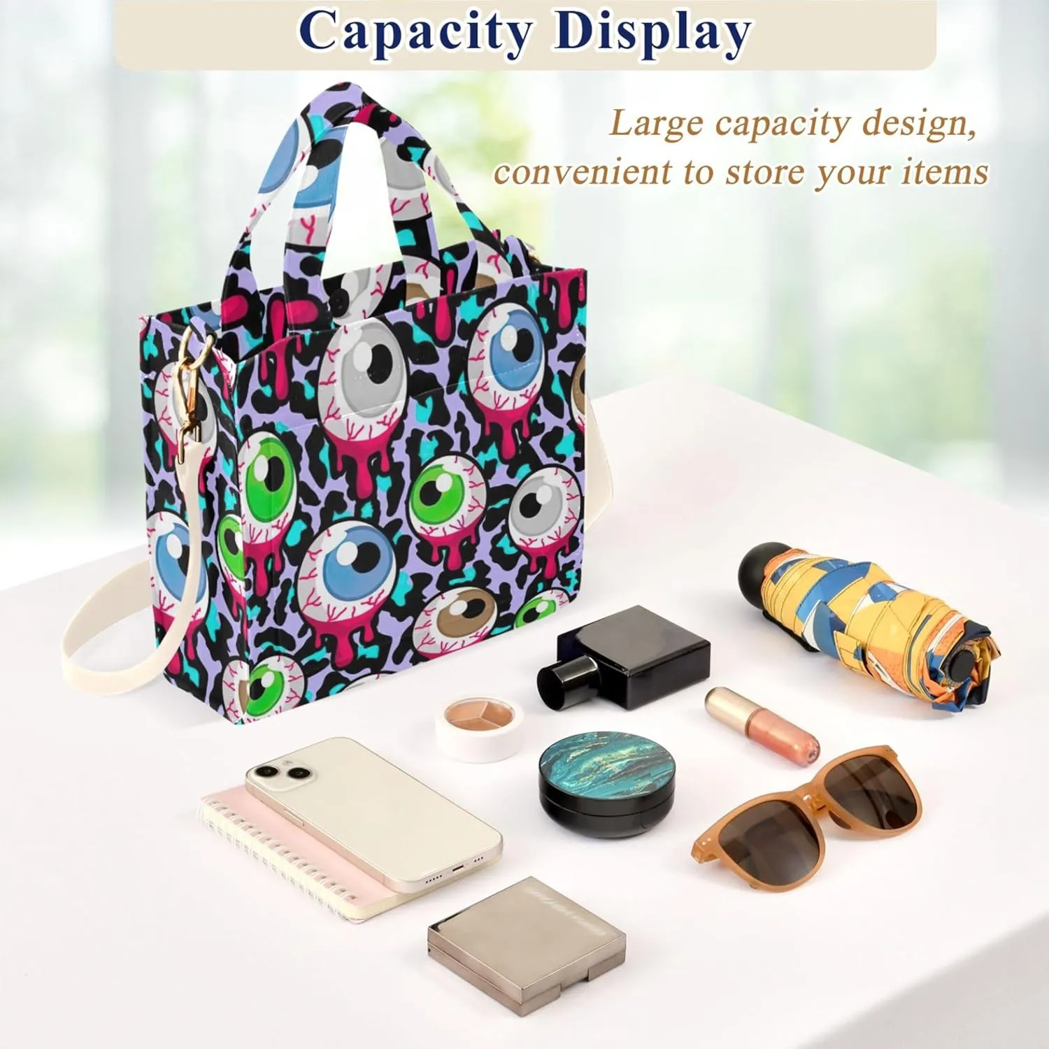 Cute Hedgehog Women Shoulder Handbag Travel Tote Handbag Tote Aesthetic Work Purses Satchels