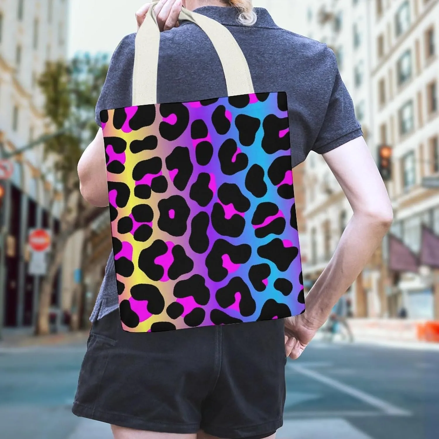Dachshunds Clothes Dog Large Capacity Stylish Canvas Tote Bag