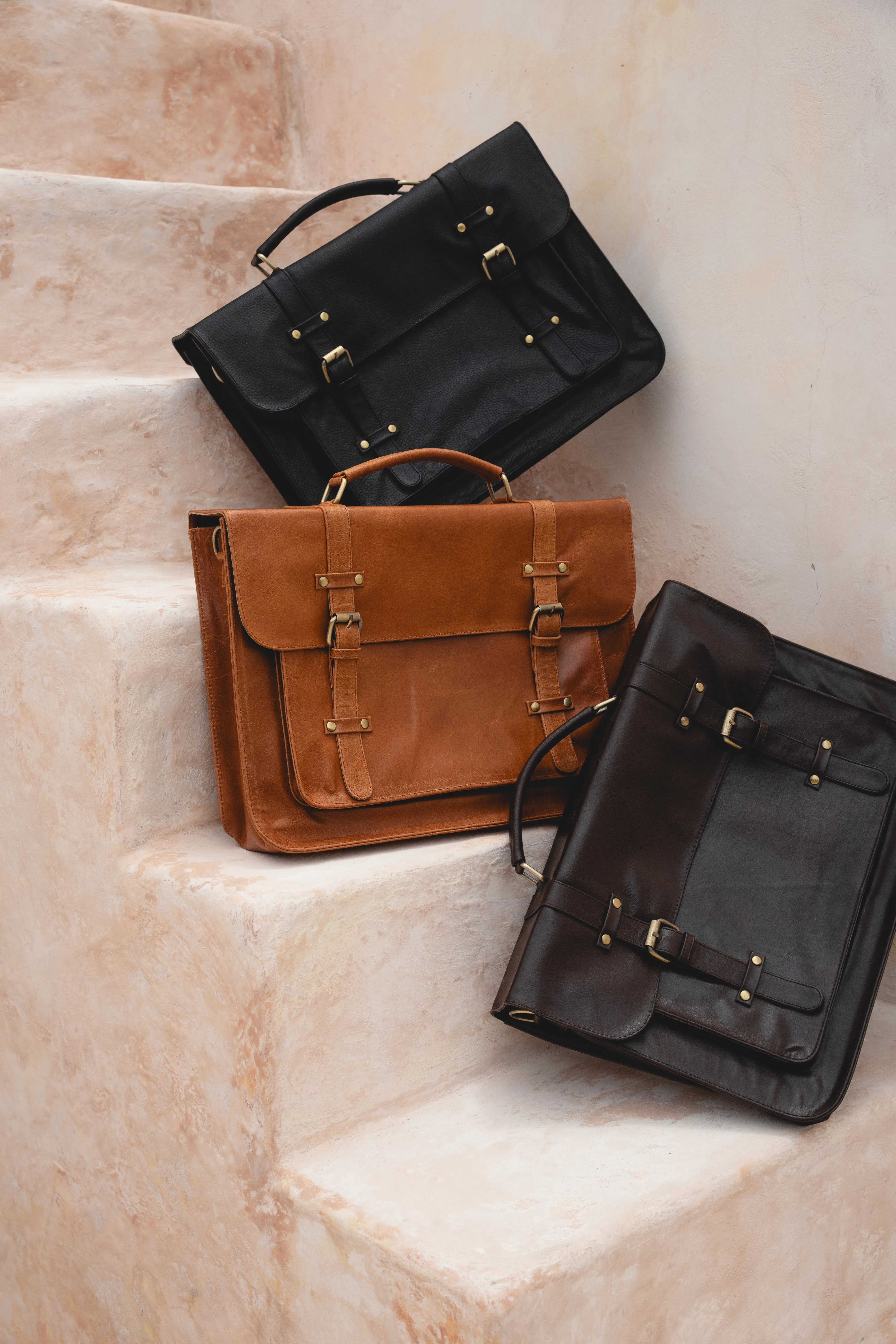 Day Satchel // Textured Noir