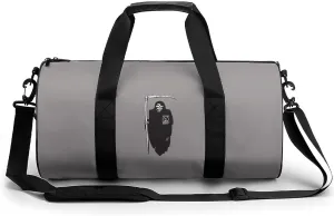 Death Scythe Grim Reaper Cylindrical Gym Duffle Bag Foldable Weekender Bags Lightweight Travel Handbag, 202405096