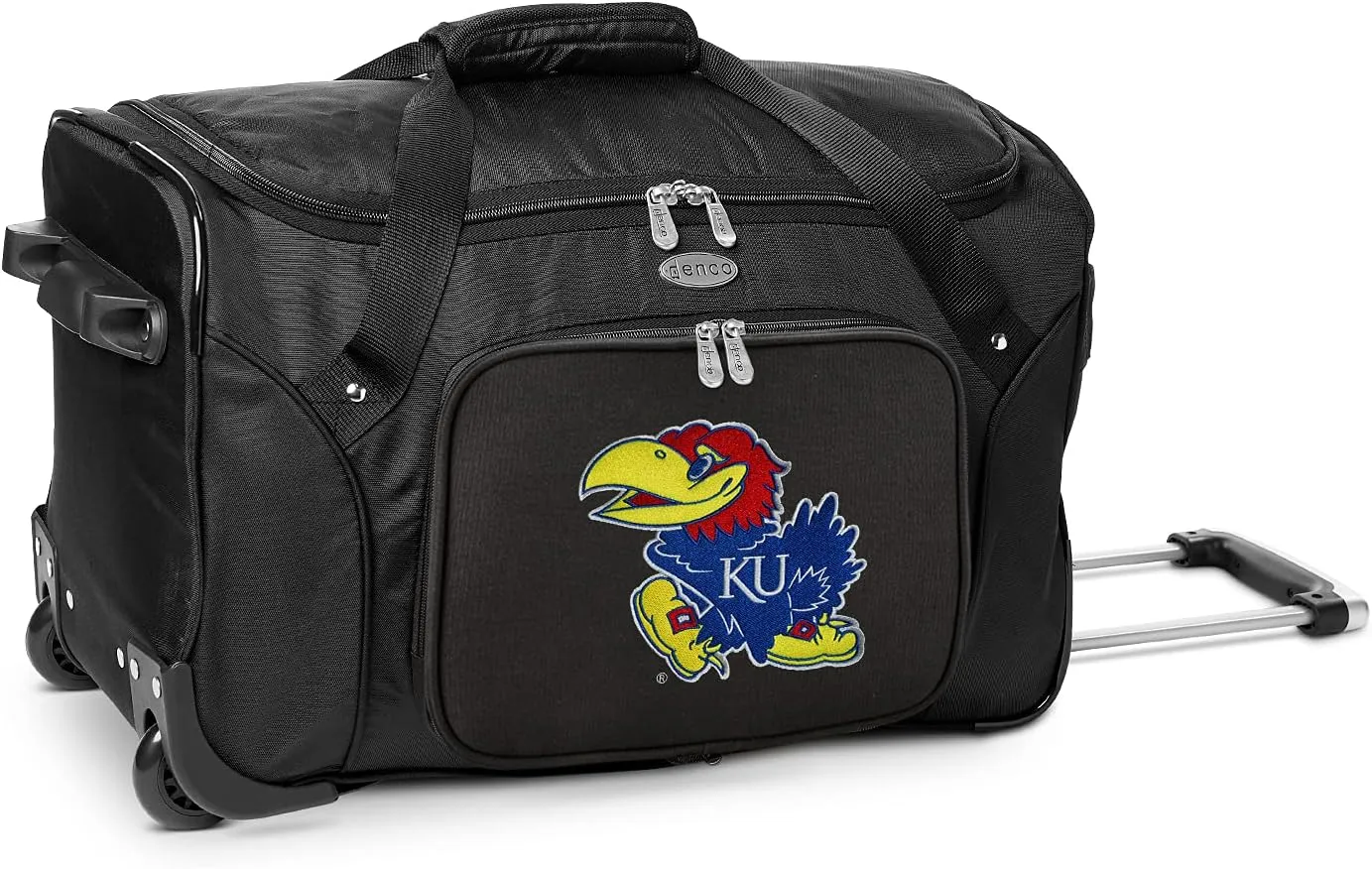 Denco 22-inch Wheeled Duffel Bag, Black, Large