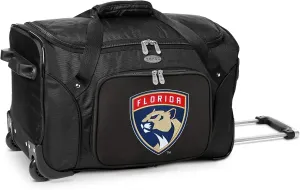 Denco 22-inch Wheeled Duffel Bag, Black, Large