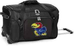 Denco 22-inch Wheeled Duffel Bag, Black, Large