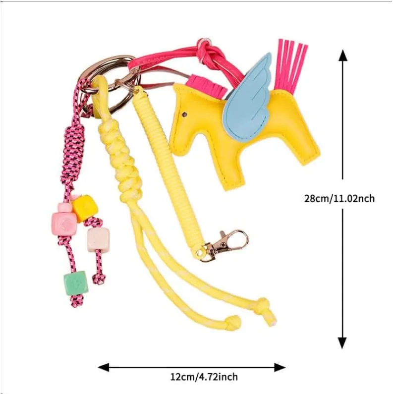 Designer Rope Bag Charms for Handbag Y2k Accessories Purse Hanging Ornament Backpack Charm