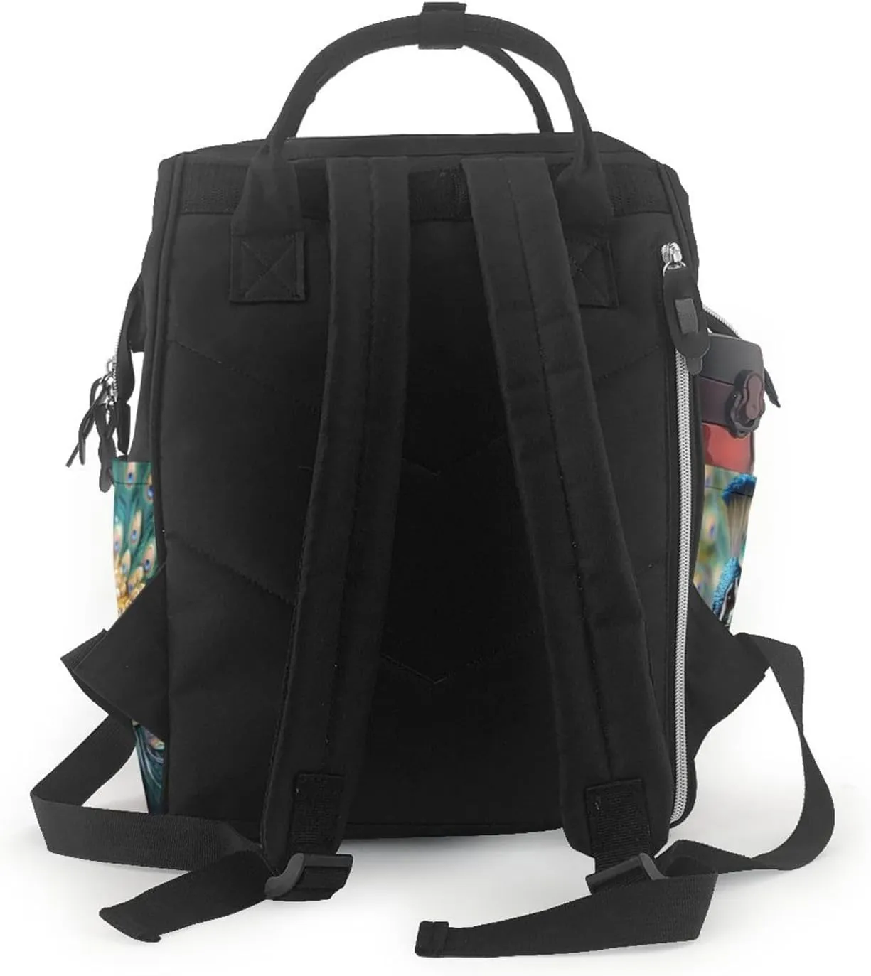 Diaper Bag Backpack Beautiful peacock Nappy Backpack Maternity Baby Nappy Bag Changing Bags for Travel