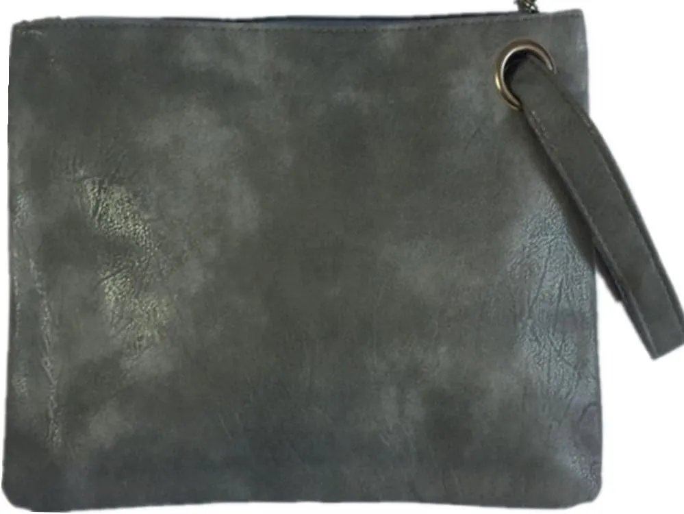 DIHKLCIO Evening Bags Purse Envelop Clutch Chain Shoulder Womens Wristlet Handbag Foldover Pouch black