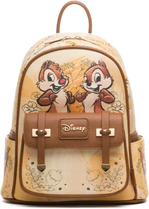 Disney Chip 'n Dale 11" Vegan Leather Mini Backpack