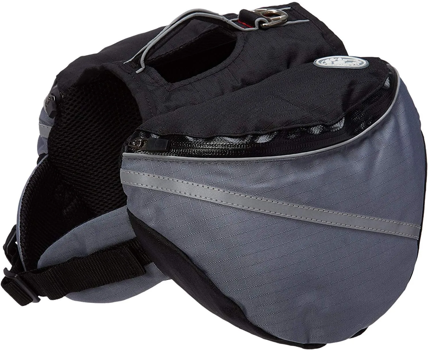 Doggles Dog Backpack, Extreme Small, Gray/Black