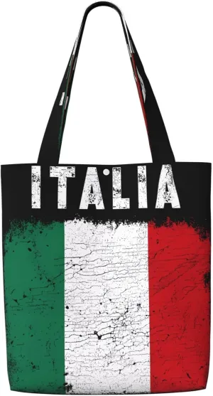 Dominican Republic Flag Canvas Totes Bag Shoulder Bags Shopping Crossbody Work Bag 13.8 X 15.4 inch