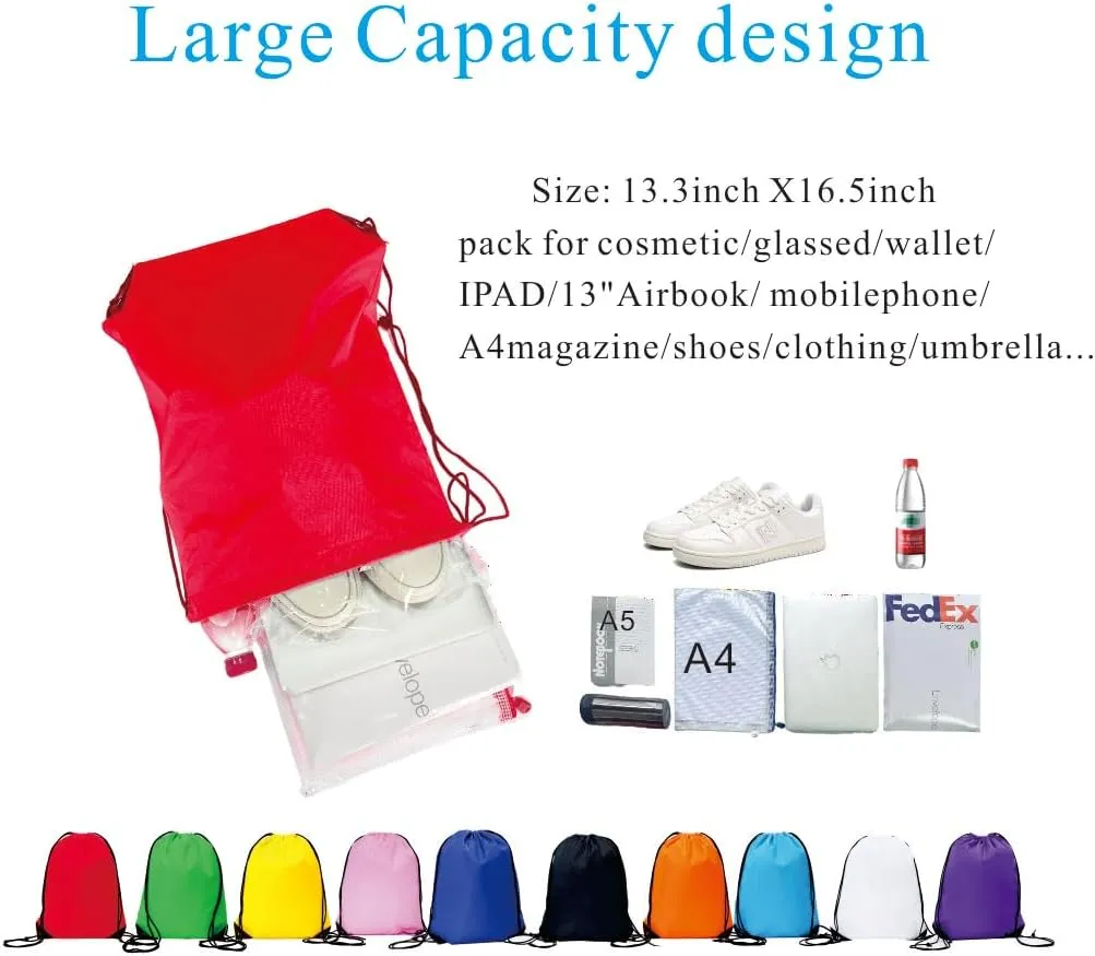 Drawstring Backpack Bulk 24Pcs Draw String Backpack Bags DIY Gym Sports Traveling Yoga Cinch Bag Sackpack Drawstring(green)
