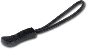 DYZD Durable Zipper Pulls - Zip Tab Tags Cord Pulls Zip Extension Fixer for Backpacks, Jackets, Luggage, Purses, Handbags (50 PCS, Black)