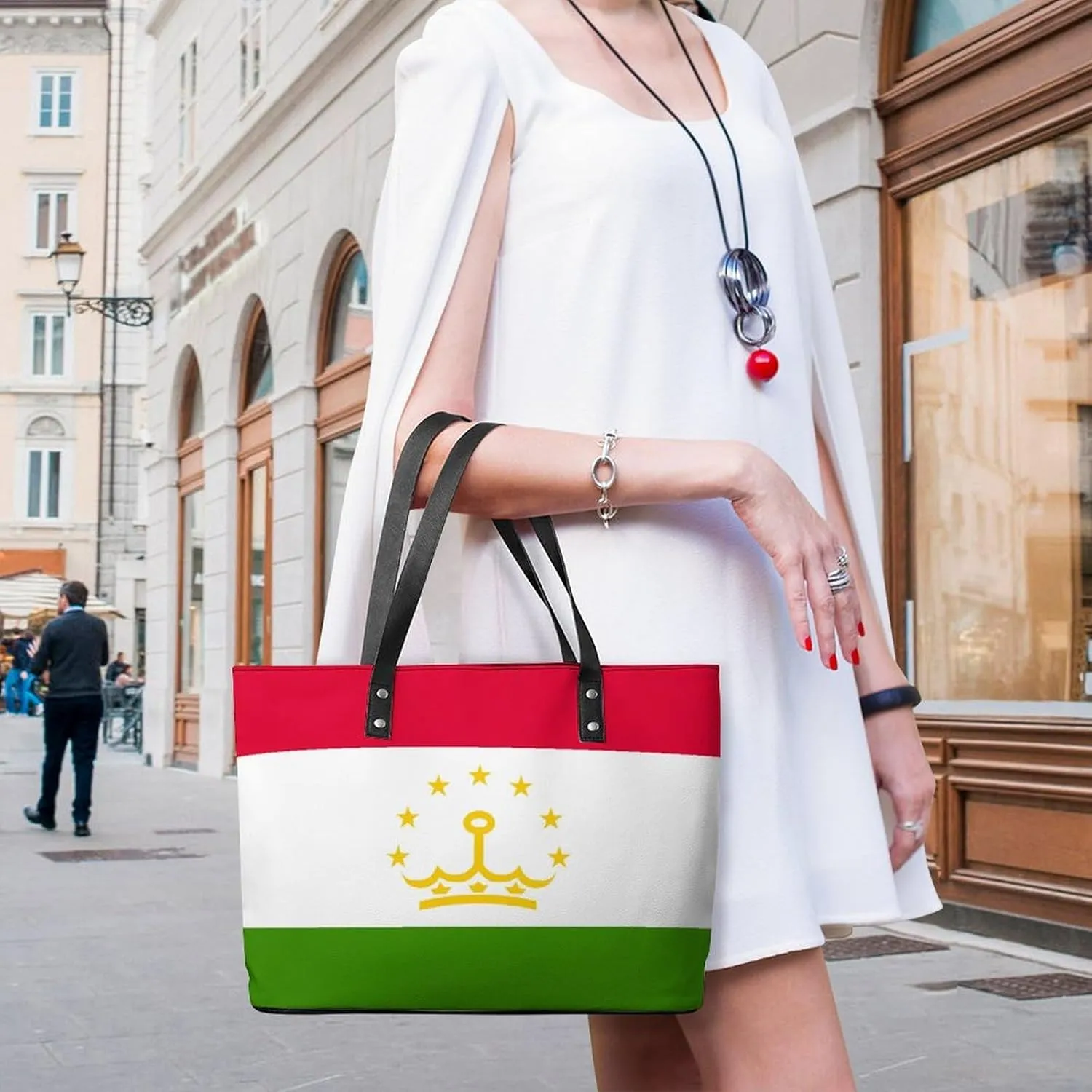 East Timor Flag Stylish Hobo Handbag Women Perfect Leather Tote for Shopping Trips