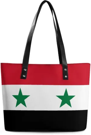 East Timor Flag Stylish Hobo Handbag Women Perfect Leather Tote for Shopping Trips