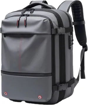 Easyvacpack,Vacpack Backpack,Travel Backpack With Vacuum System,Air Vacuum Backpack For Travel (Gray)