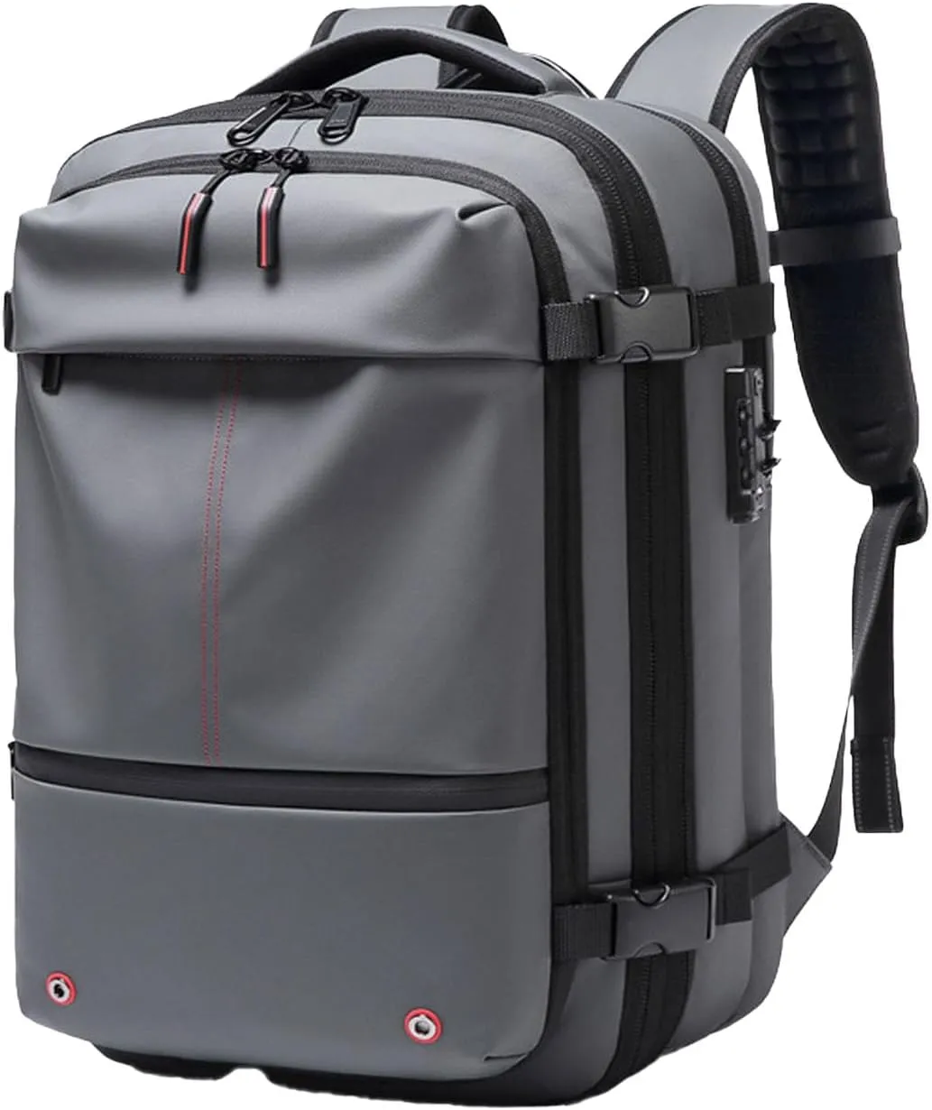 Easyvacpack,Vacpack Backpack,Travel Backpack With Vacuum System,Air Vacuum Backpack For Travel (Gray)