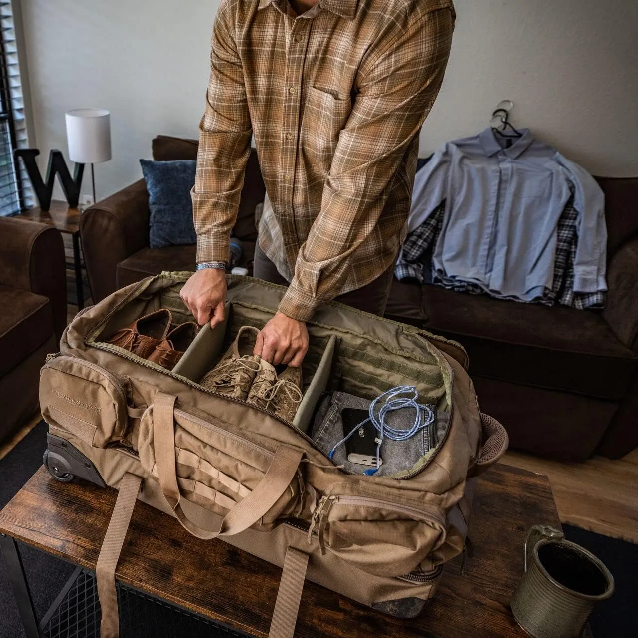 Eberlestock Atlas Duffel - Your Hunting and Travel Companion for Endless Adventure, Military Green